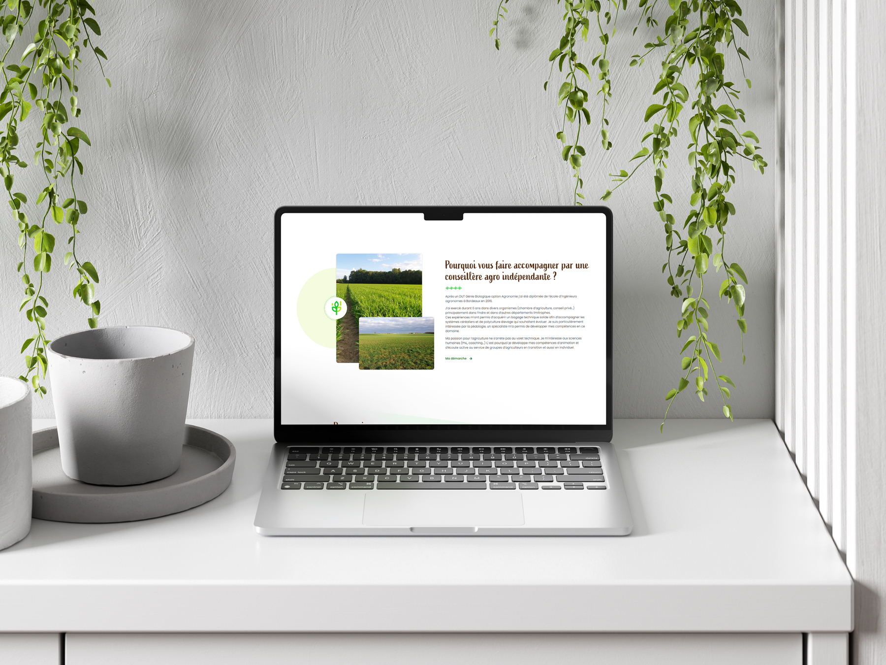 Site web Astrid Agri Conseil - Site web vitirine 3 - Eclipse Digital