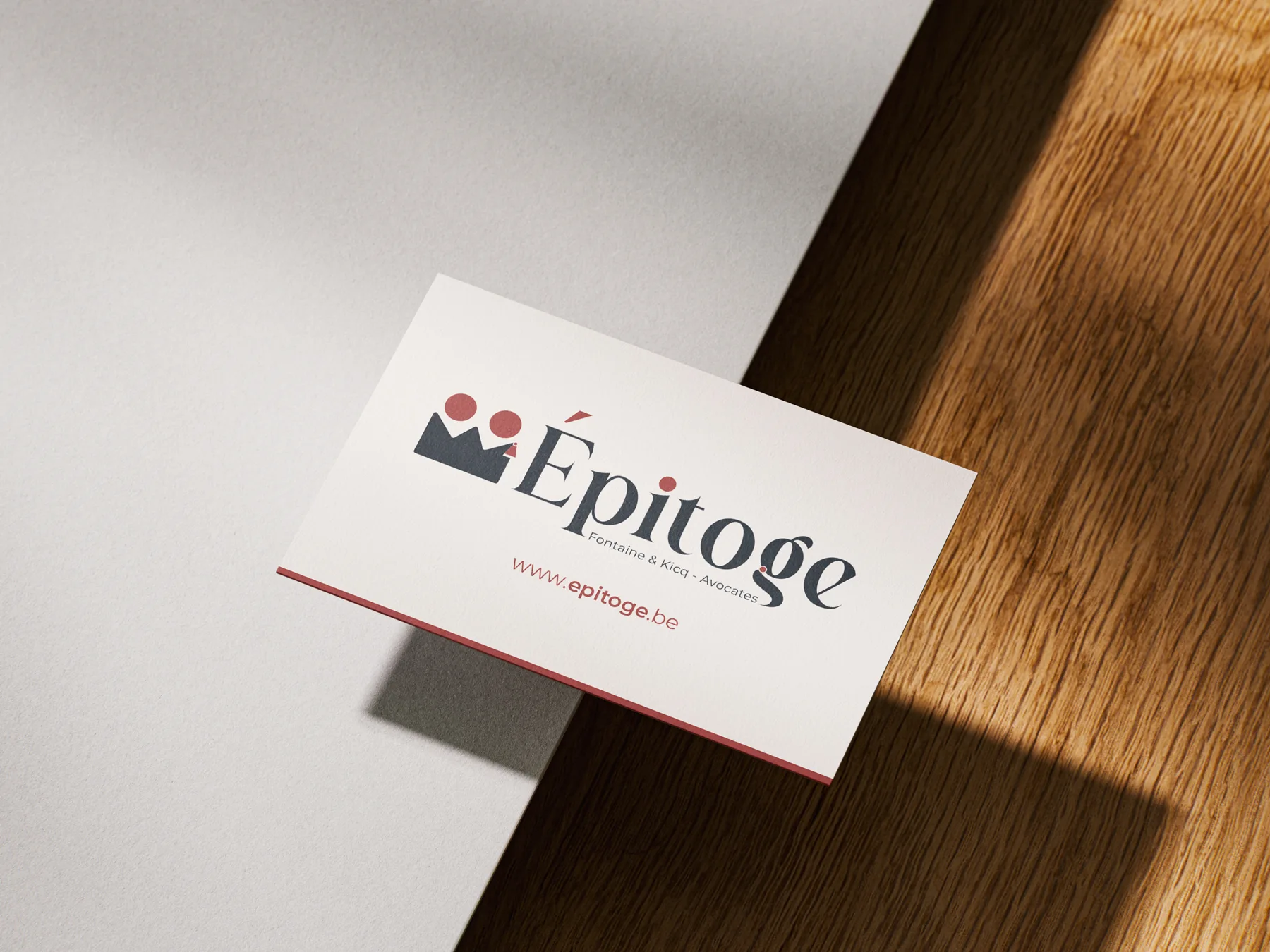 Logo Epitoge Carte de visite - Image de marque - Eclipse Digital